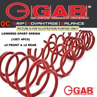 GAB LOWERED SUPER COOL SPORT SPRING PERODUA AXIA BEZZA ATIVA ARUZ TOYOTA RUSH F800