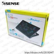 Esense E-C11 Cold Light Five Fan Laptop Cooling Pad WNF011B Radiator-Tax Included