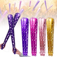 10Pcs Aluminum Film Cheering Sticks - Cheer Stick Balloon - for Concerts, Parties, Carnival - Handhe
