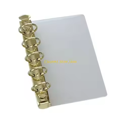 A3PC Metal Side Insert Binding Clip For Journal Planner Notebook Document Binding