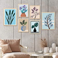 Boho Chic Paint By Numbers Set Of 6 Eclectic Wall Decor