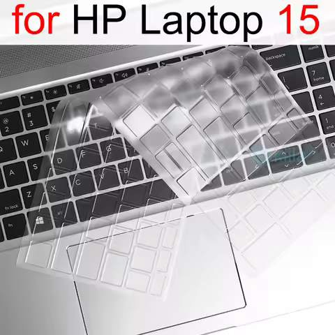 Keyboard Cover for HP Laptop 15 15t 15-fd 15-fc 15-ef 15-dw 15-dy 15g 15q 15s 15z Essential Silicone