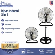 kipas industri Vertical Fan 18 inch 5 Blades 70W Strong wind 3 in1 Stand industrial Fan kipas berdir