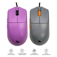 Darmoshark M3s Wired Gaming Mouse Gray / Purple PAW 3395 Sensor / 54g / 2000Hz