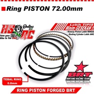 SUPER FORGING BRT PISTONRing 72.00mm 72 PISTON Wheel Tiger Scorpio KLX CRF Daily Racing Trabas