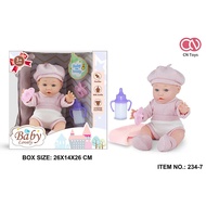 Reborn baby doll set Detachable Washable Soothing Playhouse reborn baby doll set