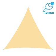 1 Set Sun Shade Sail Waterproof Wear Resistant with Ropes UV Protection Garden Patio Triangle Sail S