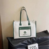 พร้อมส่งจากไทย! ! !Starbucksกระเป๋าช้อปปิ้งผ้าแคนวาส