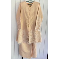 Prelove Baju Tunang / Nikah / Sanding / Baju kurung free size / letgo kurung latifa minimalace