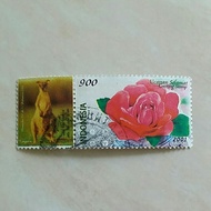 MAWAR (AA) Rose Flower Prism Stamp Type 2 - Kangaroo 2003 Used