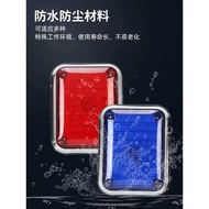 12V Highlight Gangting Strobe Warning Light Large Square Fire Truck Engineering Vehicle Ambulance LE