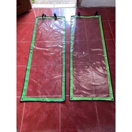 Ebike Rain Cover Plastic Trapal (5Pcs.) / Clear Plastic Trapal For Ebike