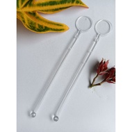 Clear stirer Drink Mixer 18cm