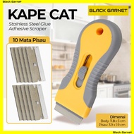 KAPE Pembersih Cat Keramik Nat Lem Stiker Wallpaper Lilin Kompor Dapur Stainless Steel 10 Mata Pisau