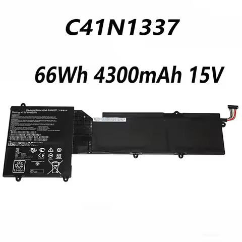 C41N1337 66Wh 4300mAh 15V Laptop Battery For Asus All In One Portable AiO PT2001 19.5 inch Series No