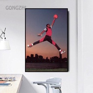 Nordic Sports Star Michael Jordan Basketball Player Wall Art Canvas Painting Home Decoration Bedroom Poster Basketball Fan Gift