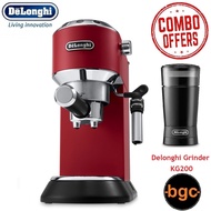 DeLonghi EC685R Dedica Style Espresso Coffee Maker EC685 Pump (Red)