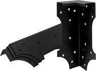 Hi-Flame 4 Set Raised Garden Bed Corner Brackets with Screws, Fit Lumber up to 2 x 12 Inch, Metal Pl