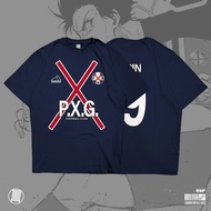 Pxg FC Paris France Rin Shidou Blue Lock Jersey Kaos Anime Manga Baju Antem T-Shirt Japan DJA Cloth