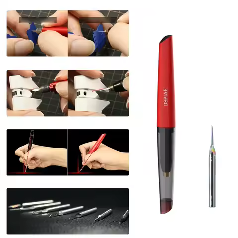 DSPIAE PT-TH Push Knife Handle XPB-0.1mm~1.5mm Drill Bits Model Engraving Tool for Assembly Model Bu