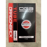 Dragonback tube 700×23/25C FV 60MM 700×23/25c 80MM