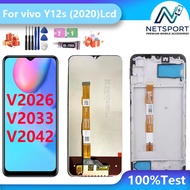 LCD For vivo Y12s (2020) V2026 V2033 V2042 Touch Screen Digitizer Assembly With Frame Replacement