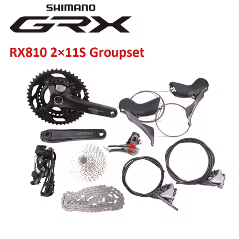 SHIMANO GRX RX810 2x11S Groupset 170mm/172.5mm 46-30T RX600 Crankset ST-RX810 Shifter BR-RX810 CS-R7
