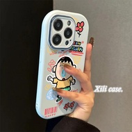 Cute Graffiti Flower Dumb Suitable for Apple 16promax Phone Case iPhone15pro14 Cartoon Creative 13 N