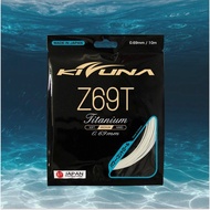 Genuine Kizuna Z69T Badminton Racket String - 0.69mm Thick - Strong Impact Force, Long Lasting Stret