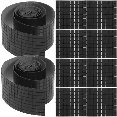 12 Rolls Waterproof Self-Adhesive Mosaic Sticker Tiles for Walls Floors Tiles Surface Easy Clean Wea