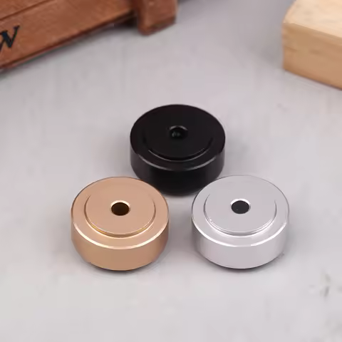1/4Pcs 20*8MM Aluminum Alloy Amplifier Feet Shock Absorber Amplifier Pads Base Feet Pad For Speakers