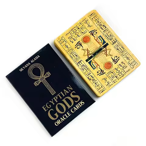 Egyptian Gods Oracle Cards 36pcs Tarot Cards English Wisdom Divination Board Deck Edition Playing Ga