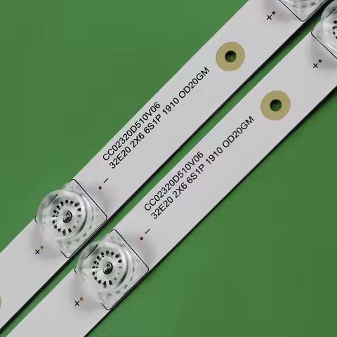 2Pcs/Set 6V 510mm Bar LED TV Backlights For 32 Inch TV CC02320D510V11 LED Strips WD32E20 2X6 6S1P 0D
