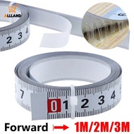 1/2/3M Self-Adhesive Measuring Tape/ Durable Carbon Steel Metal Tape Measure/ Miter Track Metric Sca