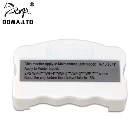1PC T6710 T6711 Ink Maintenance Box Chip Resetter For EPSON WF 7720 7715 7710 7210 7110 7610 7620 36
