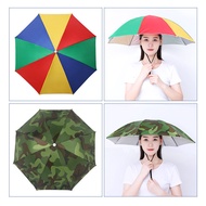 New Foldable Large Umbrella Hat for Outdoor Golf Fishing Camping - 69CM Wide Cap with Sun Protection