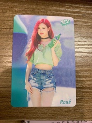 Blackpink Rose yes card (包平郵）