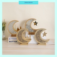 JMAISON Raya Decoration 2024 Nordic Wooden Lighting Ramadhan Decoration Ramadan Deko Hiasan Raya Eid