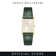 [2 years warranty] Daniel Wellington Bound 32x22mm Green Crocodile - Gold - Champagne Sunray Dial - 
