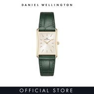 [2 years warranty] Daniel Wellington Bound 32x22mm Green Crocodile - Gold - Champagne Sunray Dial - Fashion Watch for women - Croc Leather Strap Watch - Female Watch - DW Official - Authentic นาฬิกา ผู้หญิง