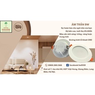 LED ceiling light 9W, FSL, genuine product, white, yellow and neutral light.