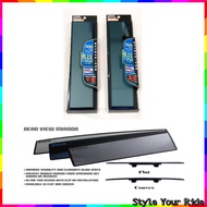 300mm NAPOLEX BW-147 BW-746 Broadway Car Rear View BLUE FLAT/CONVEX Blue Mirror