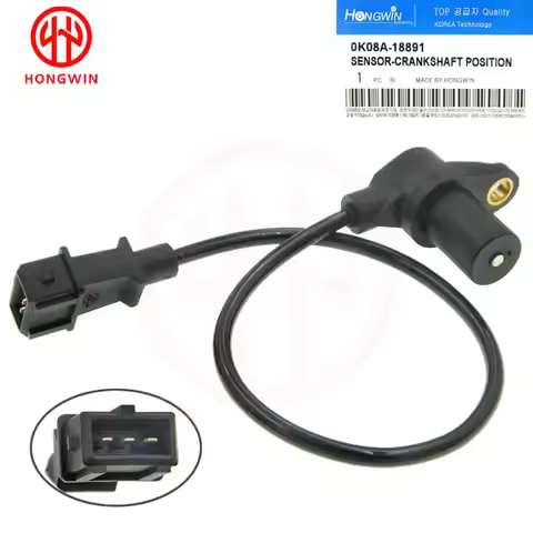 OEM 0K08A18891, OK08A-18891 Crankshaft Position Sensor Fits 1995-02 Kia Sportage 2.0L 2.0L DOHC L4 1