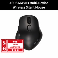 ASUS MW203 Multi-Device Wireless Silent Mouse 90XB06C0-BMU000 Ergonomic Mouse 1000 dpi 1600 dpi 2400