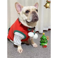 dog accessories dog clothes Fadou Christmas Clothes Vest Bixie Bago Bulldog Pet Dog Halloween Autumn