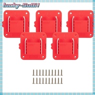 LUCKY-SUQI Battery Mounts Dock Holder, ABS Plastic Durable Battery Holder, 18 Volts Sturdy Power Tool Holder Milwaukee M18