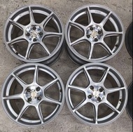 4x100正廠ENKEI RS+M 17吋鈴7J ET45⭕往下⬇️拉 詳細睇説明及數據合豐田/本田/MX5/MINI/SUZUKI