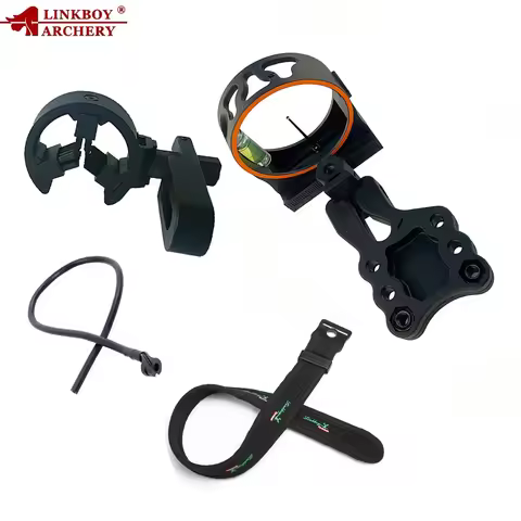 Linkboy Archery 1 Pins Bow Sight Kits Arrow Rest Stabilizer for Hunting Recurve/Compound Bow Accesso