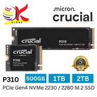 CRUCIAL INT SSD P310 PCIE GEN4 NVME M.2 SSD 2280 / 2230 INTERNAL SOLID STATE DRIVE - 500GB / 1TB / 2