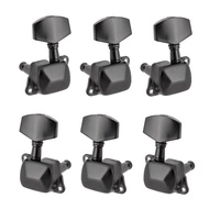 [Ship in 24h] 6pcs Gear Ratio 1:15 Semi-Closed Electric Acoustic Guitar Tuning Pegs Tuner Machine He